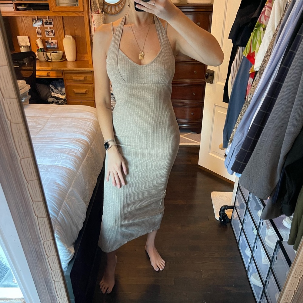 Lovers and Friends Halter Midi Dress